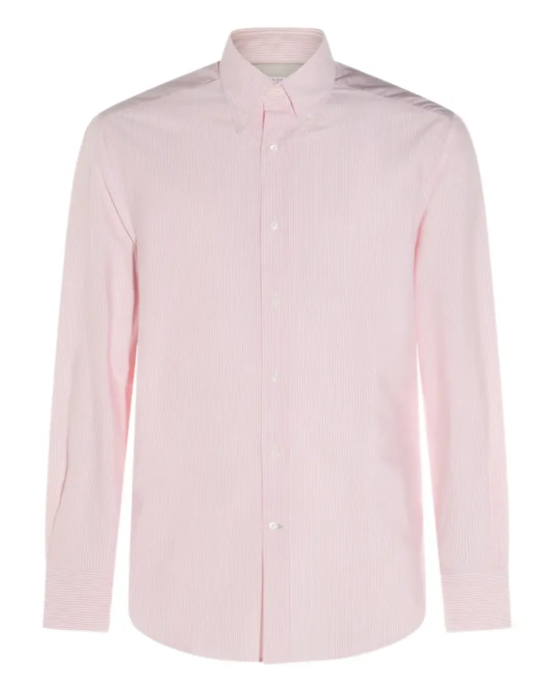 Brunello Cucinelli Hemd mit Nadelstreifen - Rosa Rosa
