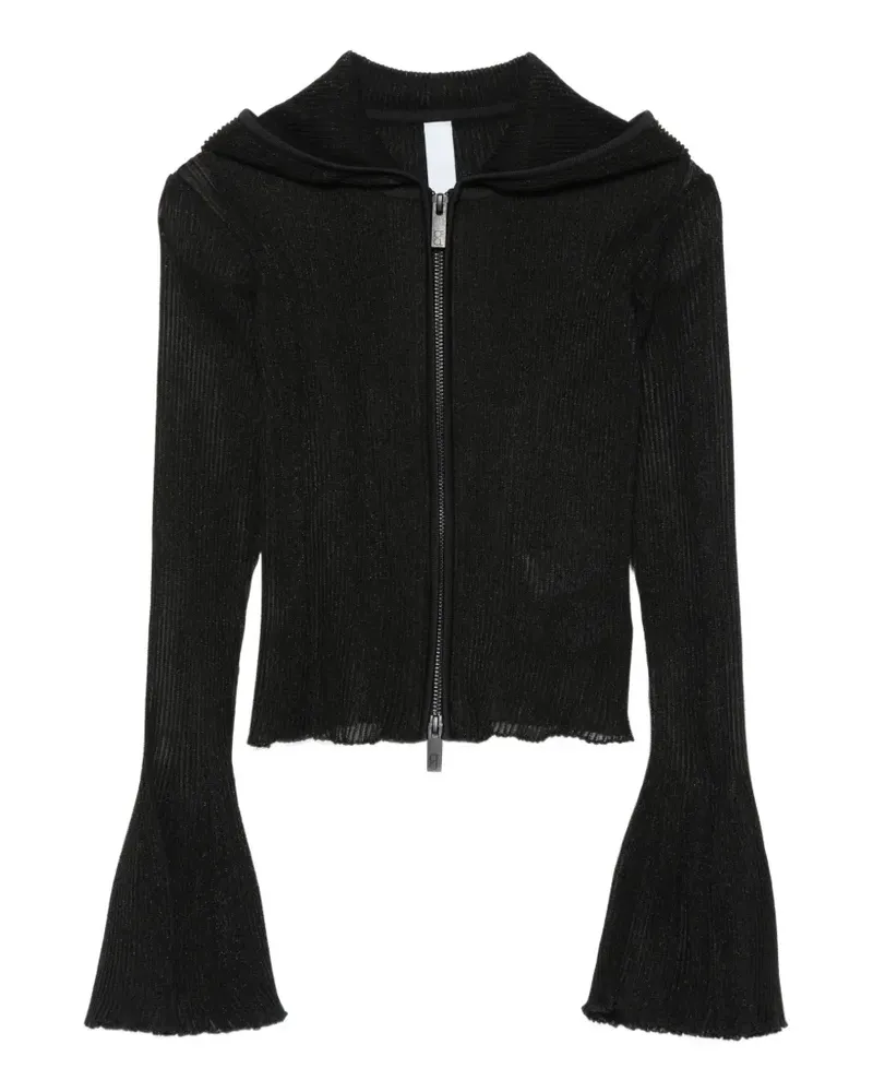 CFCL hooded bell sleeve jacket - Schwarz Schwarz