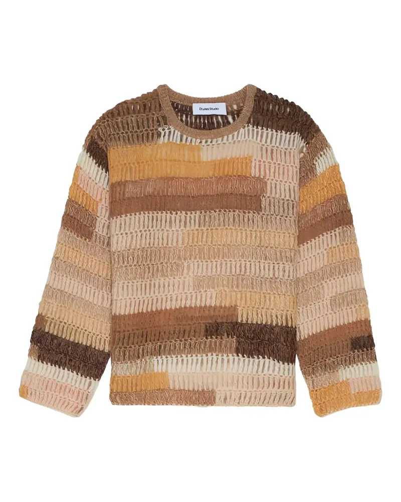 Études Studio Strick im Patchwork-Look - Nude Nude