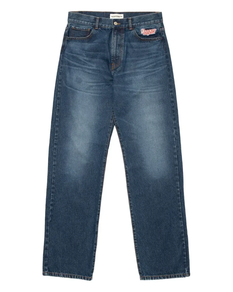 Carne Bollente heart pocket Back Pocket Pleasures denim - Blau Blau