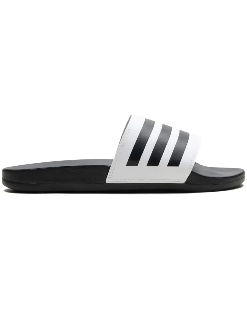 adidas Adilette Comfort "Cloud White/Core Black" Pantoletten - Weiß Weiß