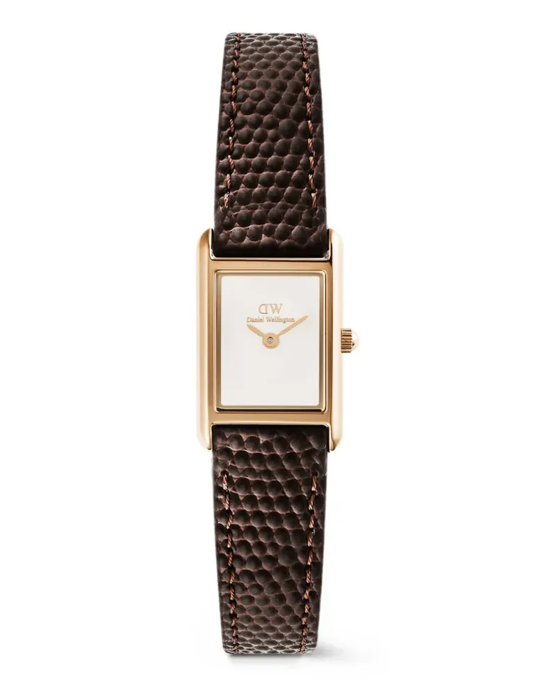 Daniel Wellington Bound Mini Armbanduhr mit Eidechsen-Effekt 25mm - Weiß Weiß