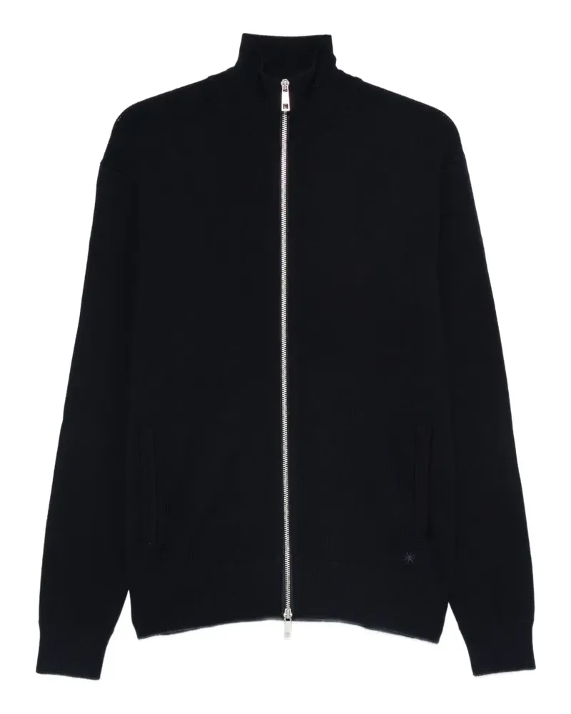 Manuel Ritz Cardigan mit Reißverschluss - Blau Blau