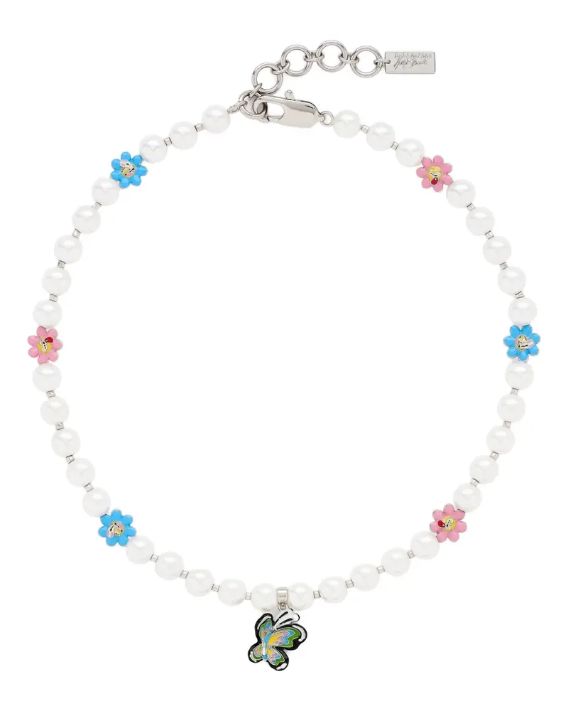 Marc Jacobs x Hattie Stewart The Garden Perlenkette - Silber Silber
