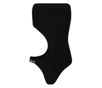 Badeanzug mit Cut-Outs - Schwarz