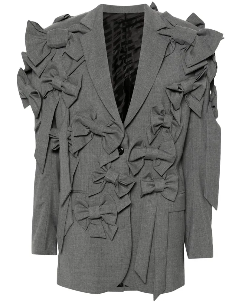Viktor & Rolf Bow Bouquet Blazer - Grau Grau