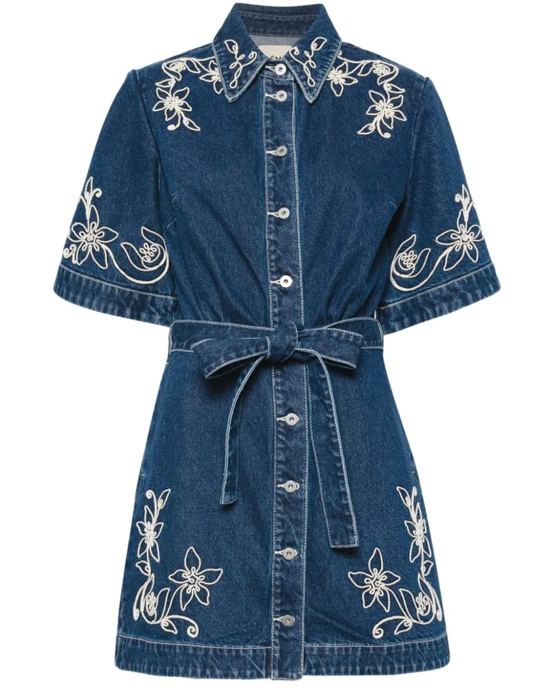 ALEMAIS Carmen Kleid - Blau Blau