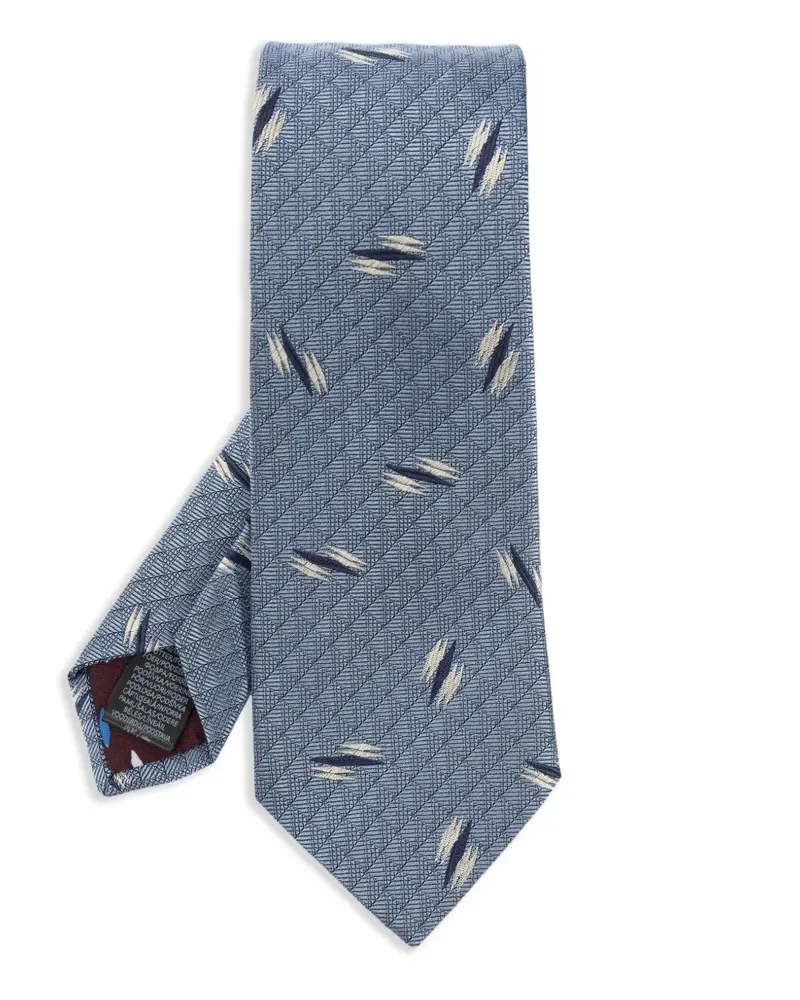 Paul Smith Krawatte mit Retro-Muster - Blau Blau