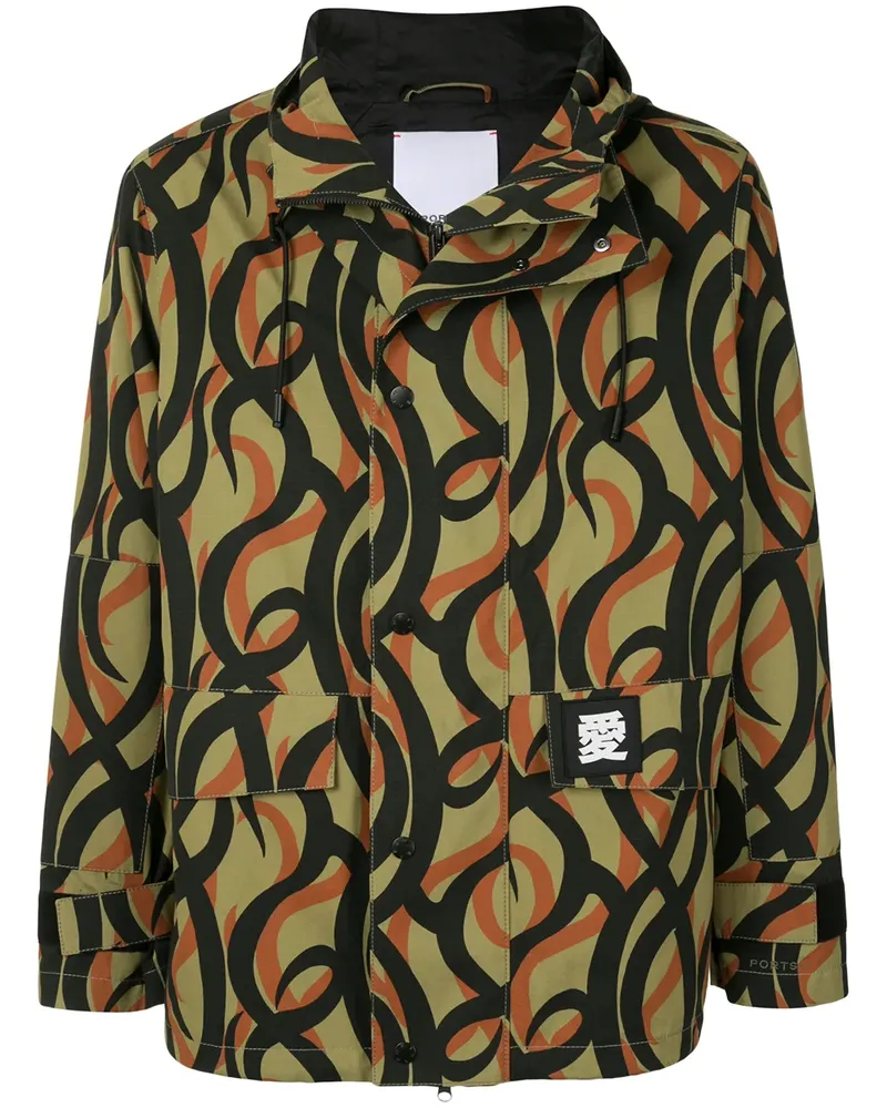 Ports V Jacke mit Kapuze - Grün Grün