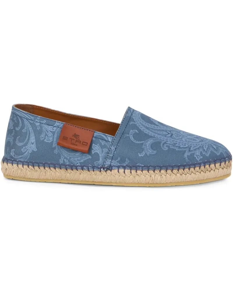 Etro paisley espadrilles - Blau Blau