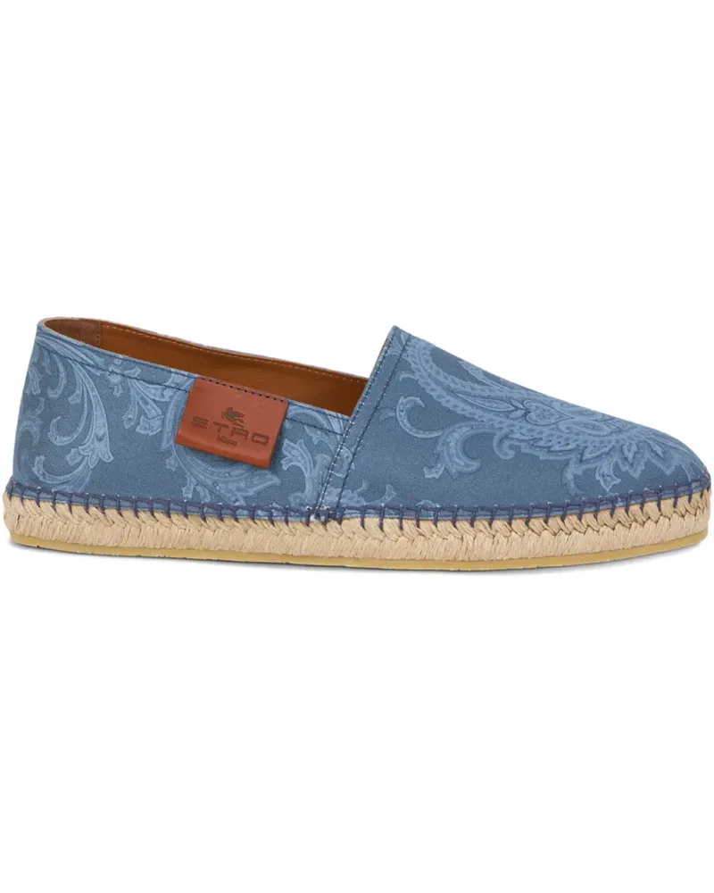 Etro paisley espadrilles - Blau Blau
