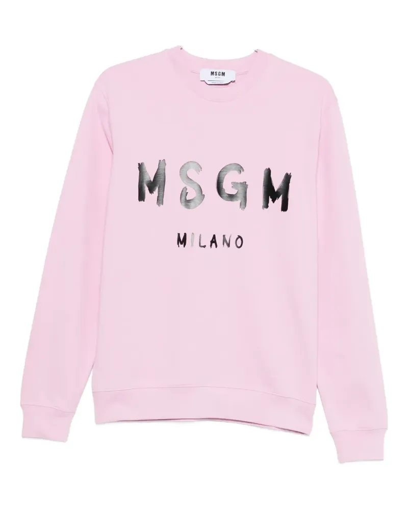 MSGM crew-neck sweatshirt - Rosa Rosa