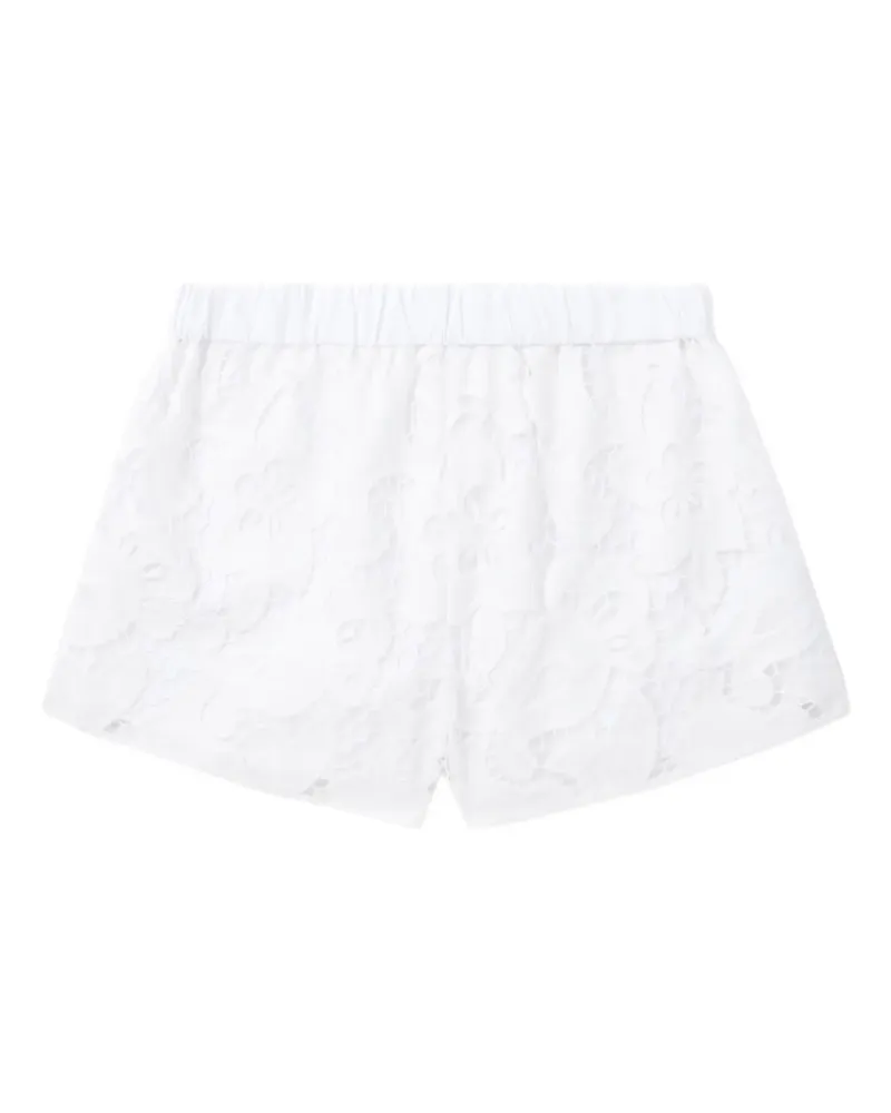 Rag & Bone Amy Spitzenshorts mit Stretchbund - Weiß Weiß