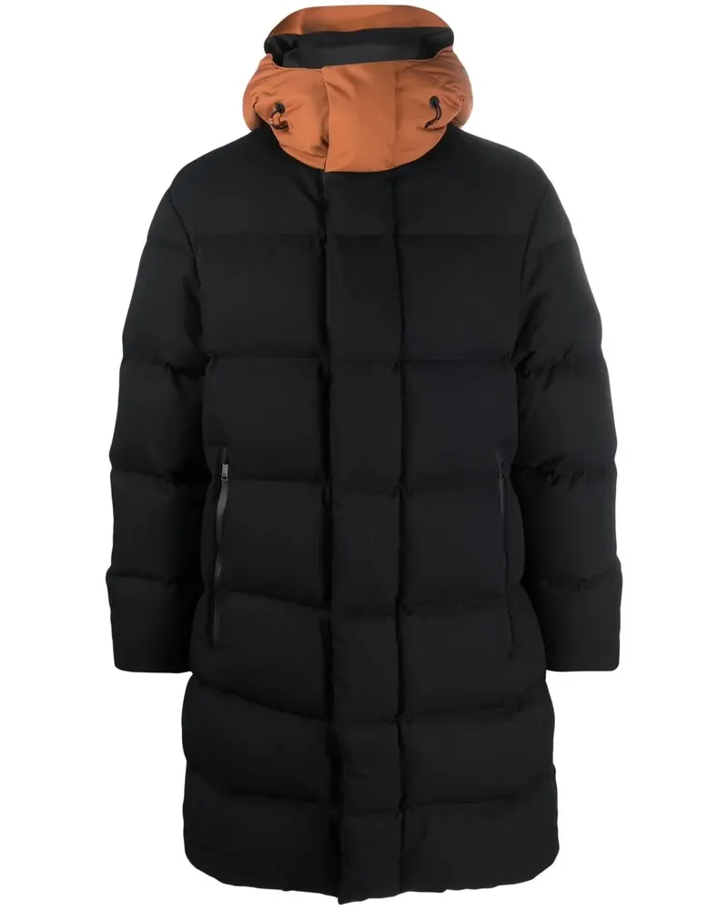 Ermenegildo Zegna Gefütterte Jacke - Schwarz Schwarz