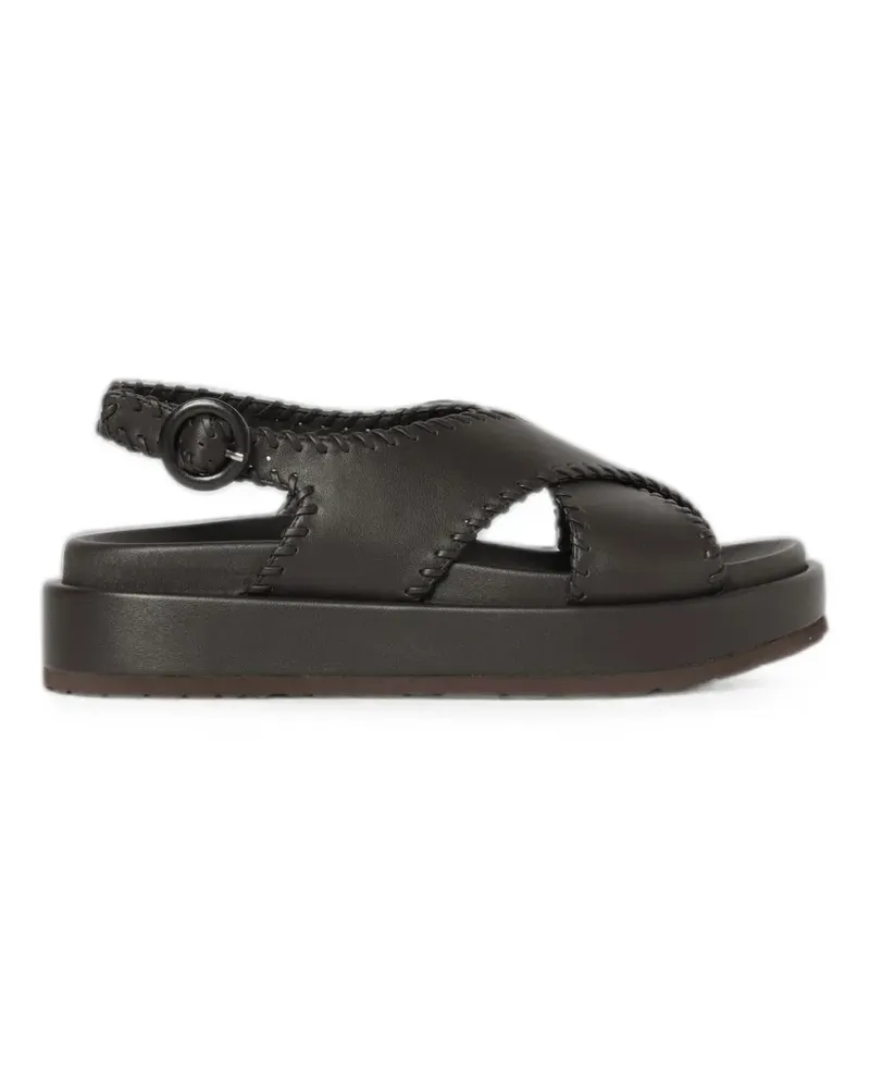 Paloma Barceló Ursula leather sandals - Braun Braun