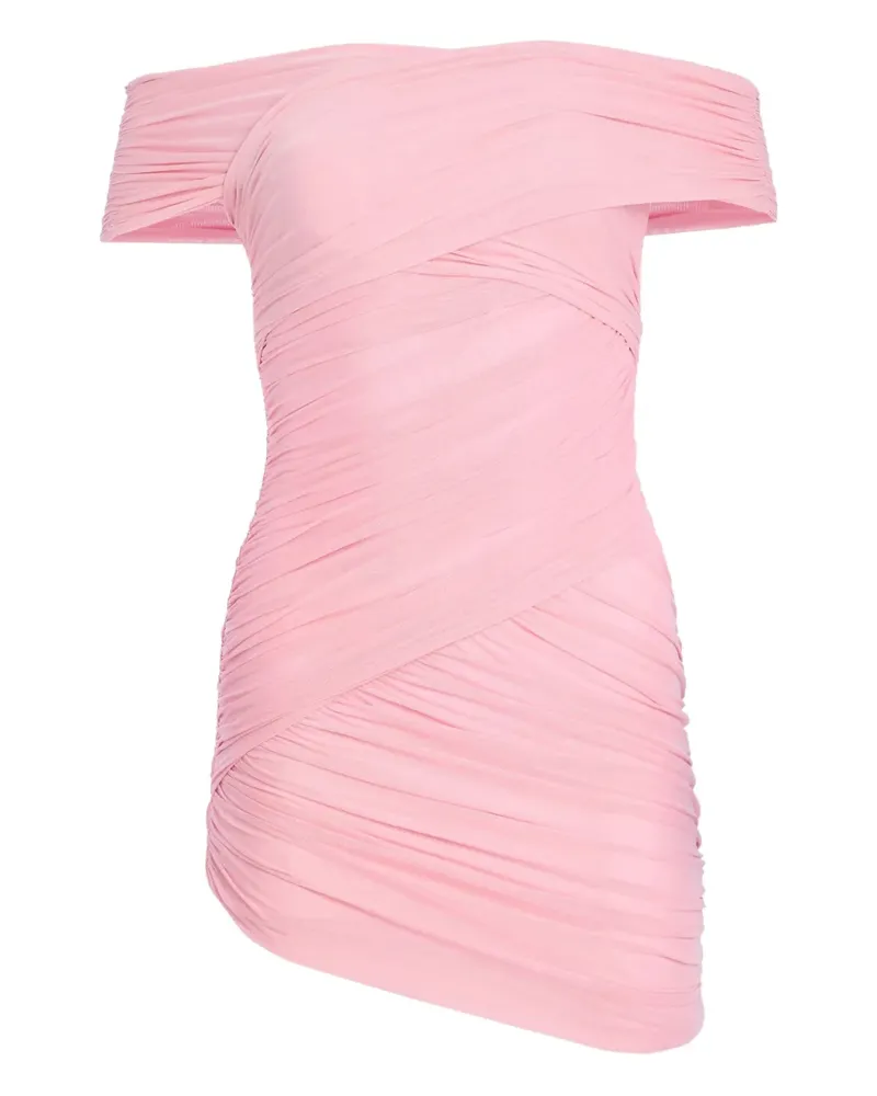 SER.O.YA Deniz Minikleid aus Mesh - Rosa Rosa