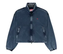 G-LEAMER Acid-Wash-Jacke - Blau