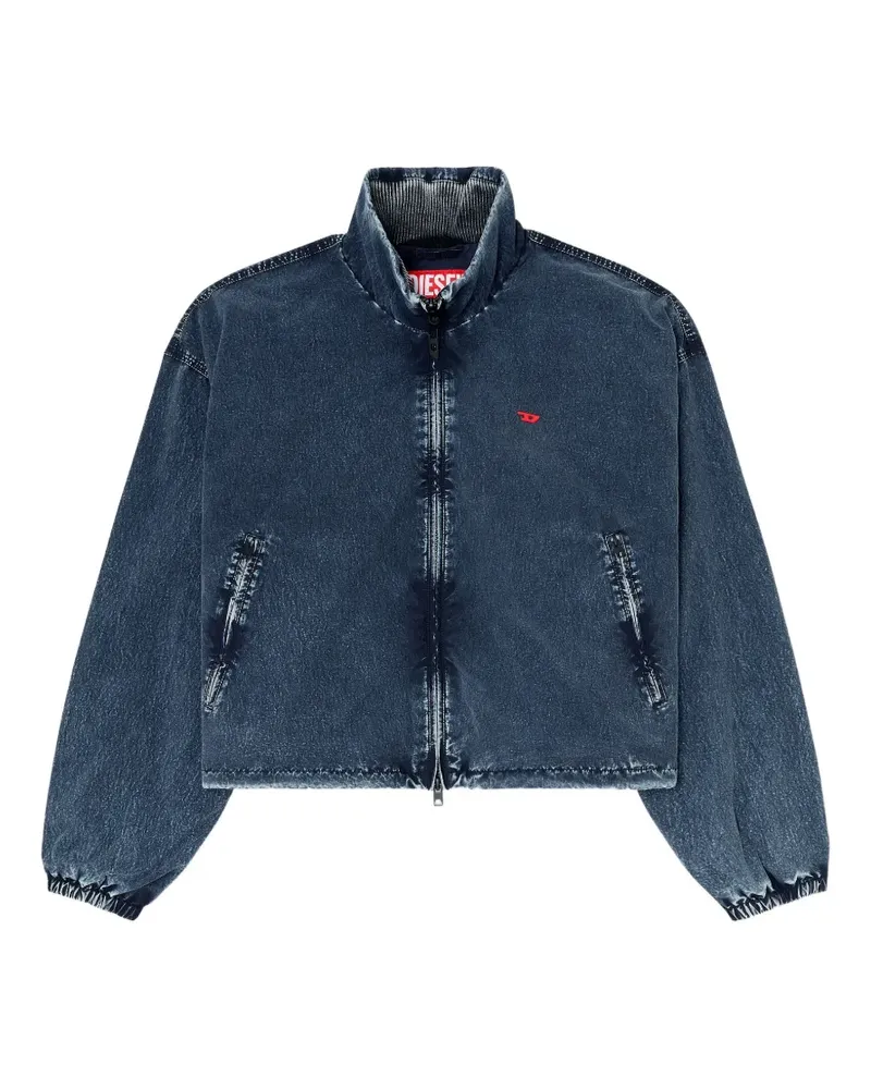 Diesel G-LEAMER Acid-Wash-Jacke - Blau Blau