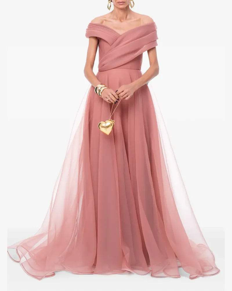 Ana Radu off-shoulder draped maxi dress - Rosa Rosa