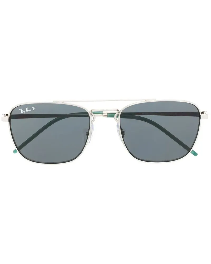 Ray Ban Getönte RB 3588 Pilotenbrille - Silber Silber
