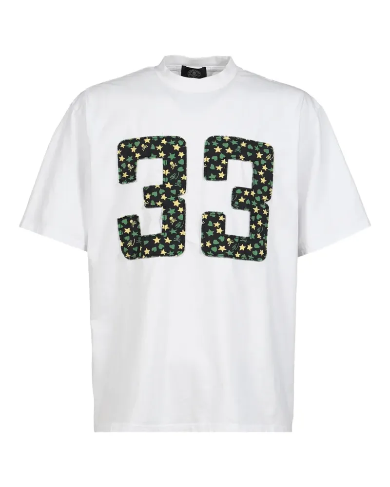 Mastermind Japan x Sean Wotherspoon patch T-shirt - Weiß Weiß