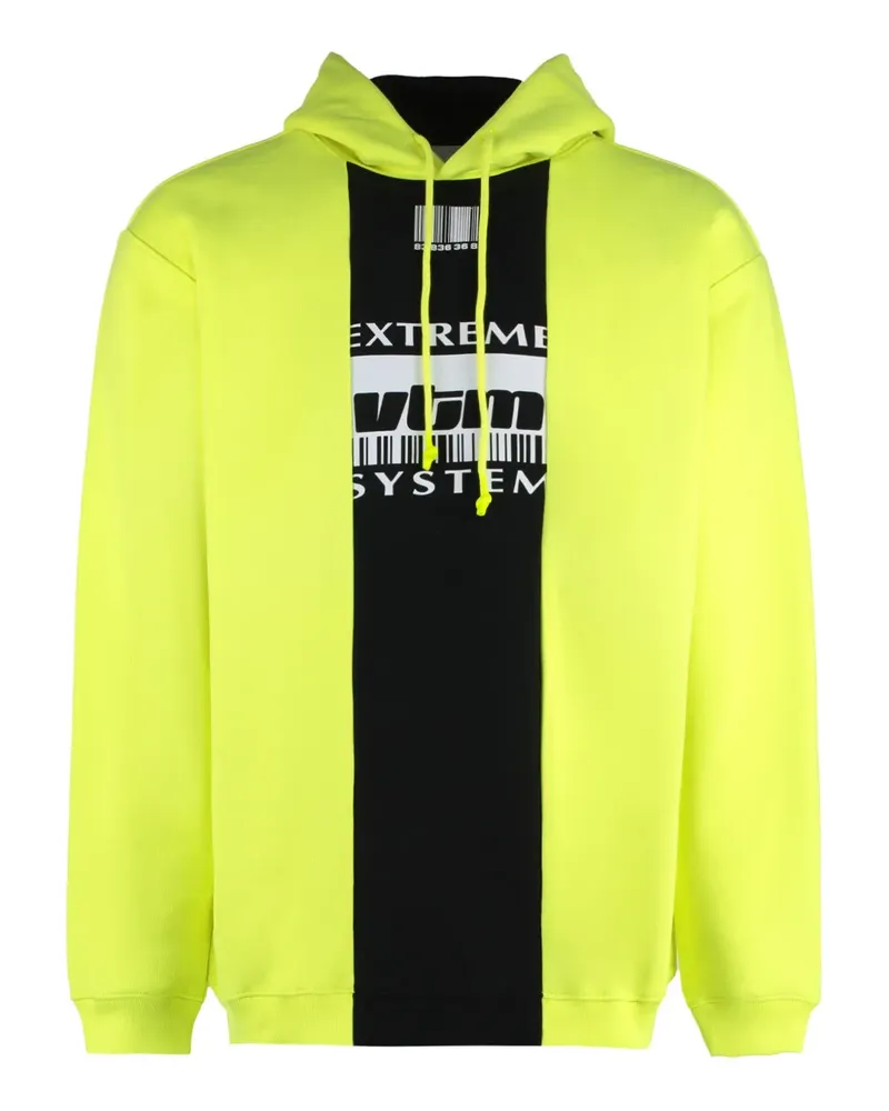 VETEMENTS Hoodie aus Baumwolle - Gelb Gelb