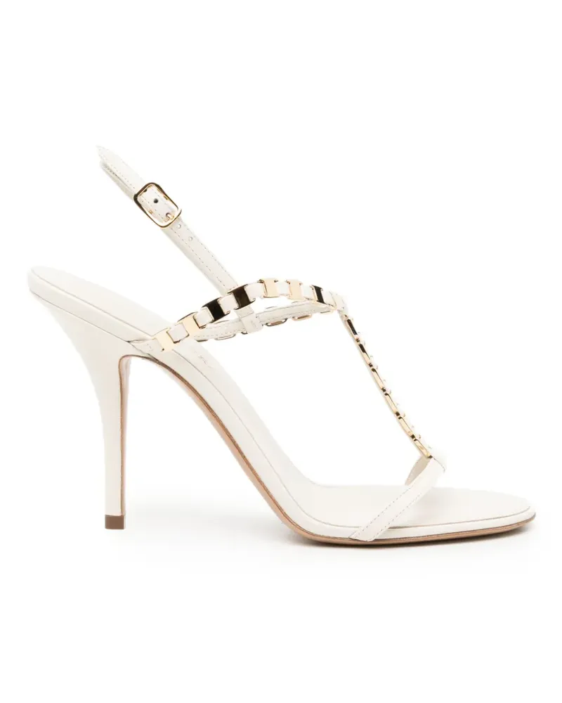 Ferragamo Mini Vara Sandalen 100mm - Nude Nude