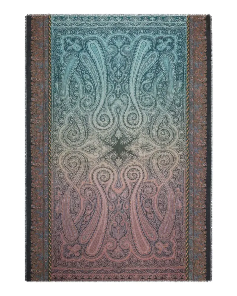 Pierre-Louis Mascia Aloeuw Schal mit Paisley-Print - Rosa Rosa