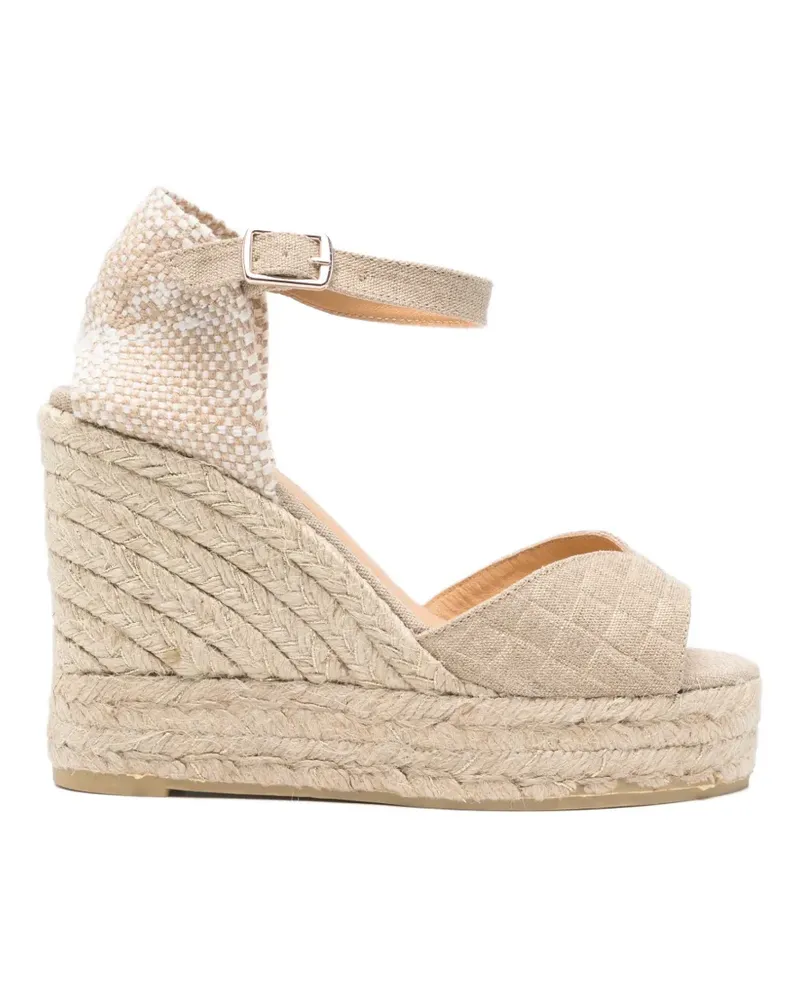 Castañer Espadrilles mit Schnalle - Gold Gold