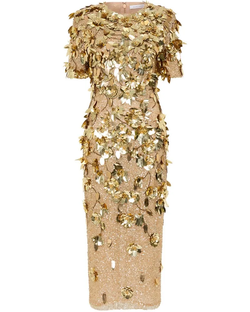 Rachel Gilbert Hugo Midikleid - Gold Gold