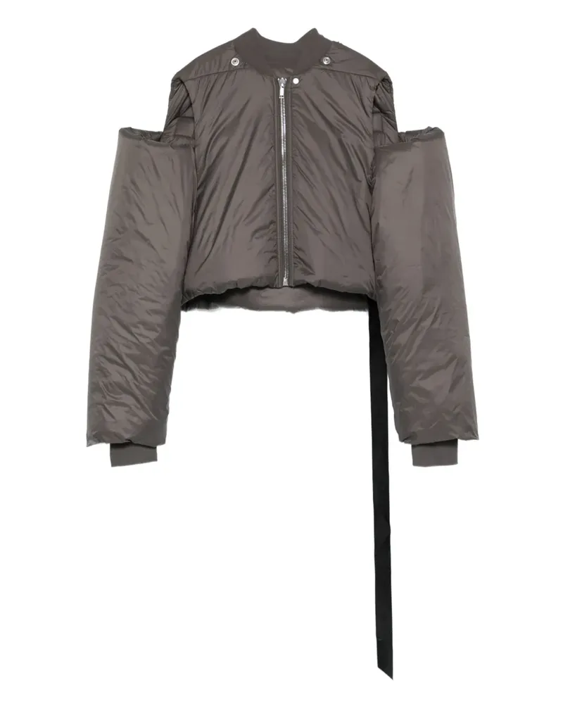 DRKSHDW by Rick Owens Cropped-Jacke mit Reißverschluss - Silber Silber