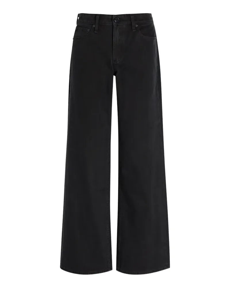 Rag & Bone Cam Wide-Leg-Jeans - Schwarz Schwarz