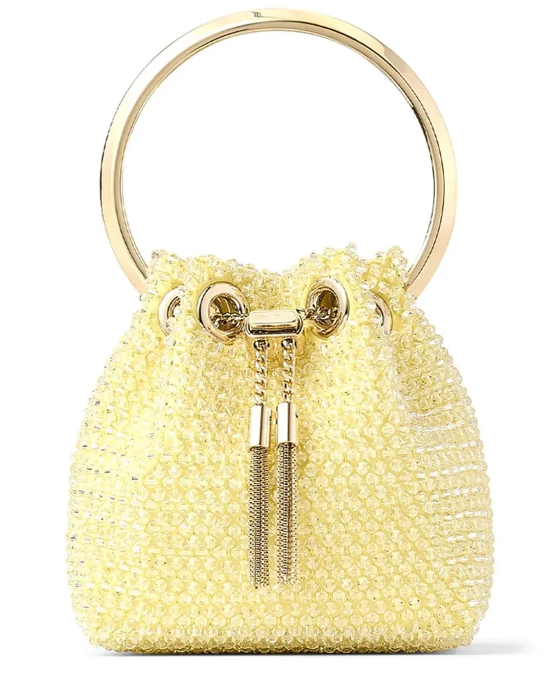 Jimmy Choo Micro Bon Bon Handtasche - Gelb Gelb