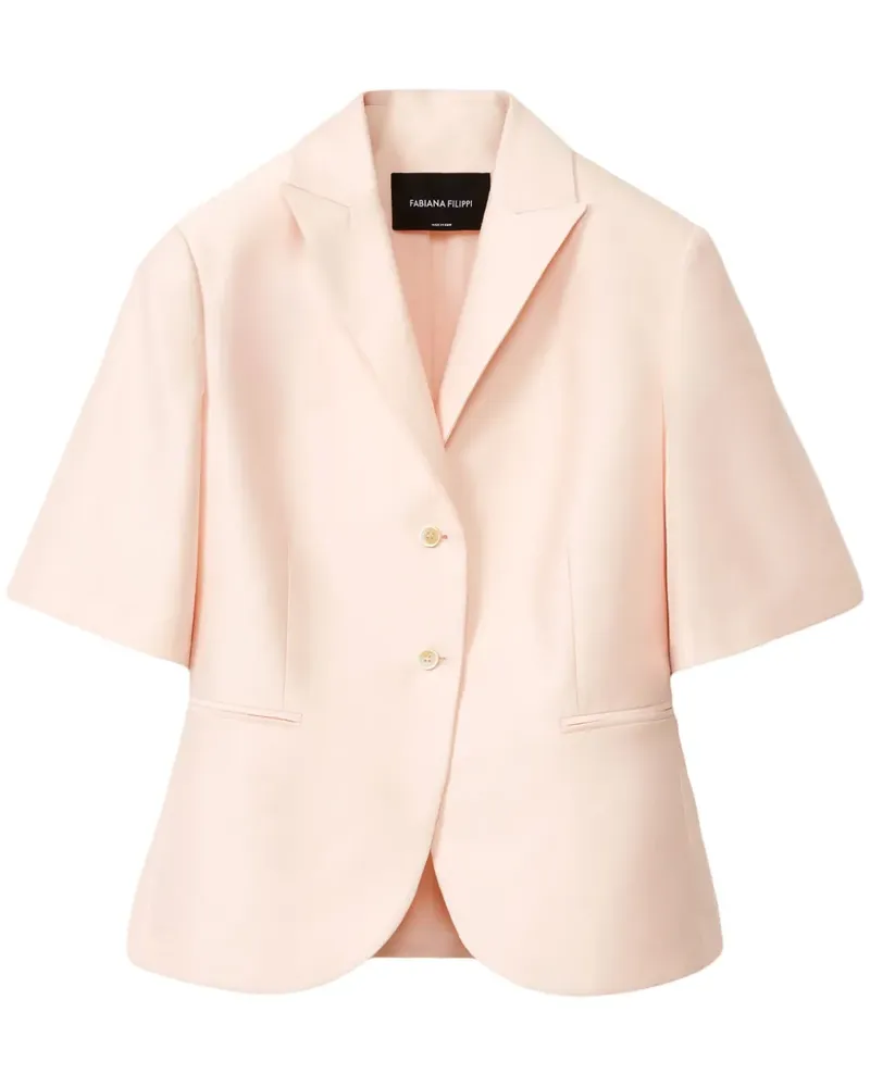 Fabiana Filippi Jacke mit kurzen Ärmeln - Rosa Rosa