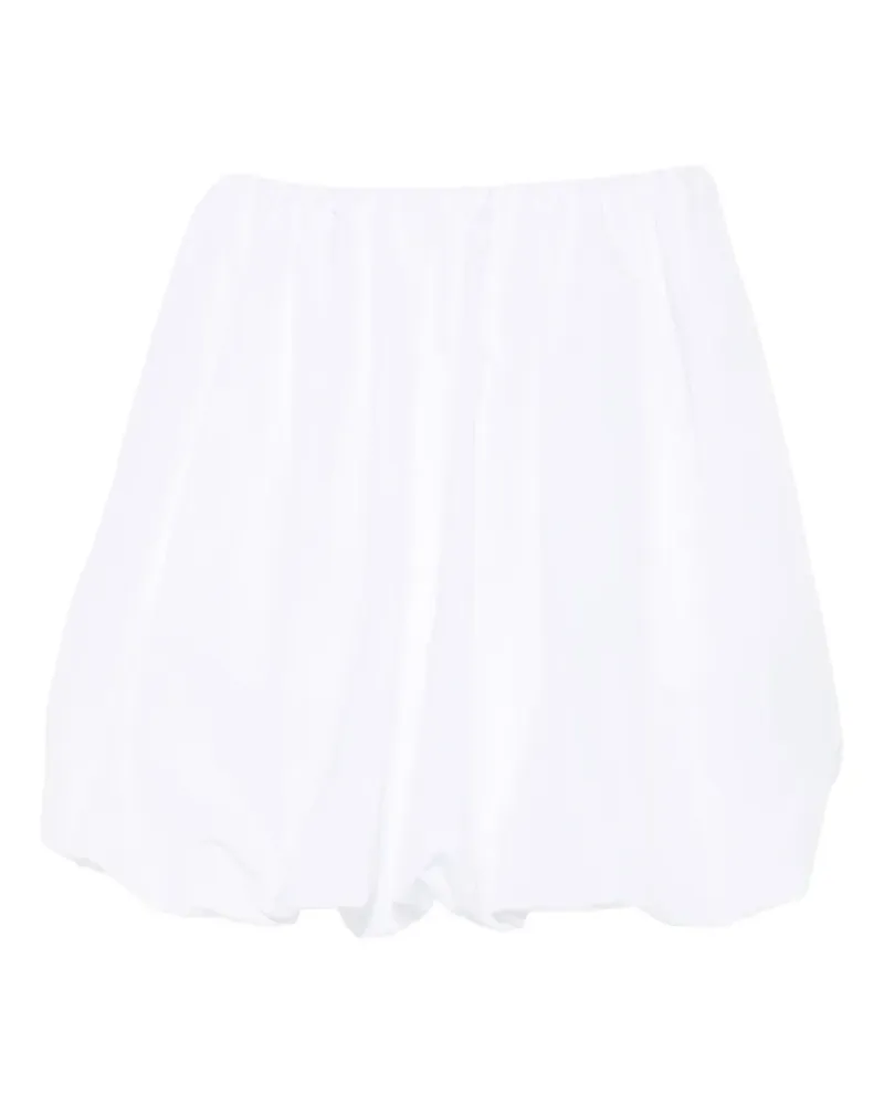 Patou strapless bubble-hem mini dress - Weiß Weiß