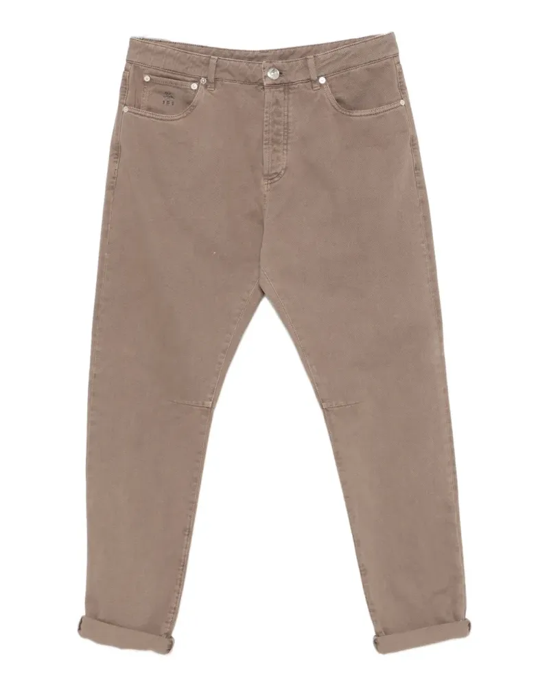 Brunello Cucinelli five-pocket jeans - Braun Braun