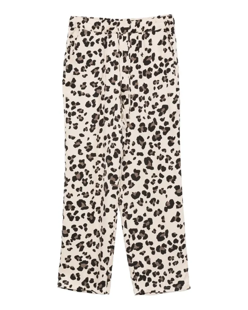 MARELLA leopard-print trousers - Nude Nude