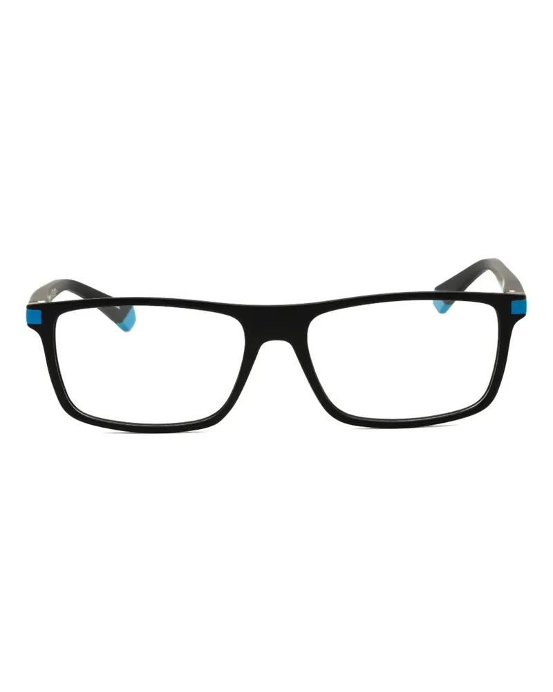 Polaroid rectangle-frame glasses - Schwarz Schwarz