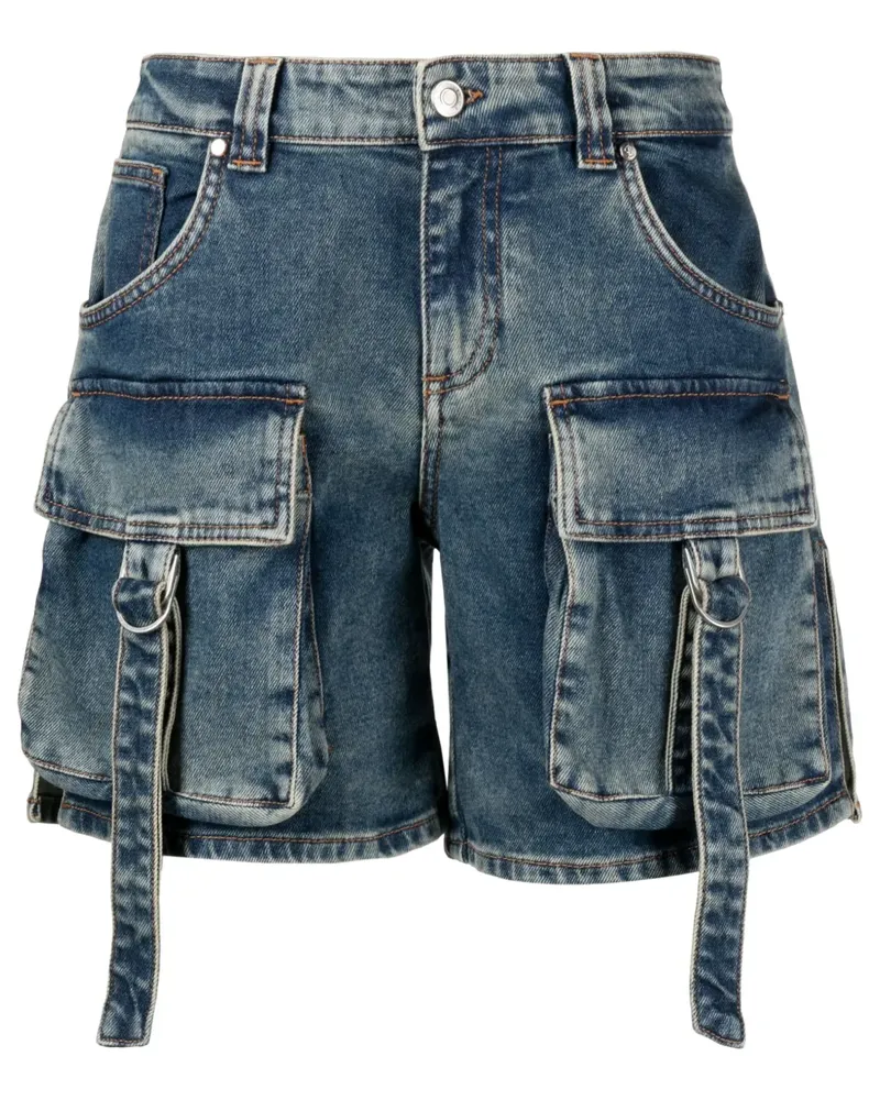 Blumarine Jeans-Cargo-Shorts - Blau Blau