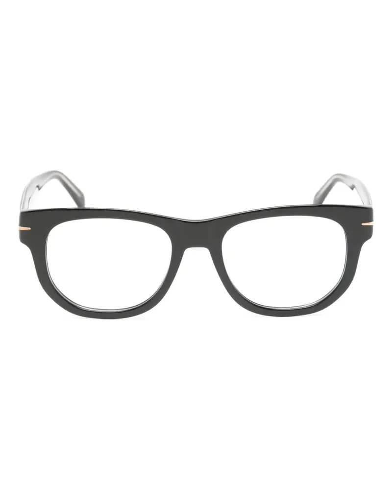 EYEWEAR by DAVID BECKHAM Brille mit eckigem Gestell - Schwarz Schwarz