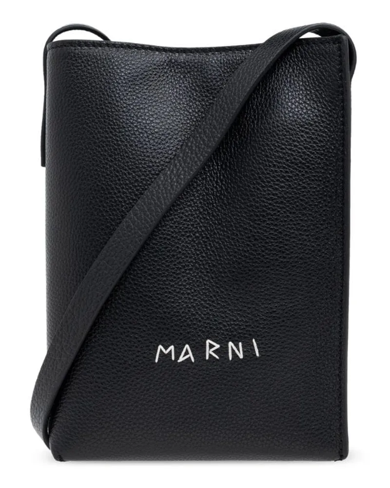 Marni North Nano Schultertasche - Schwarz Schwarz