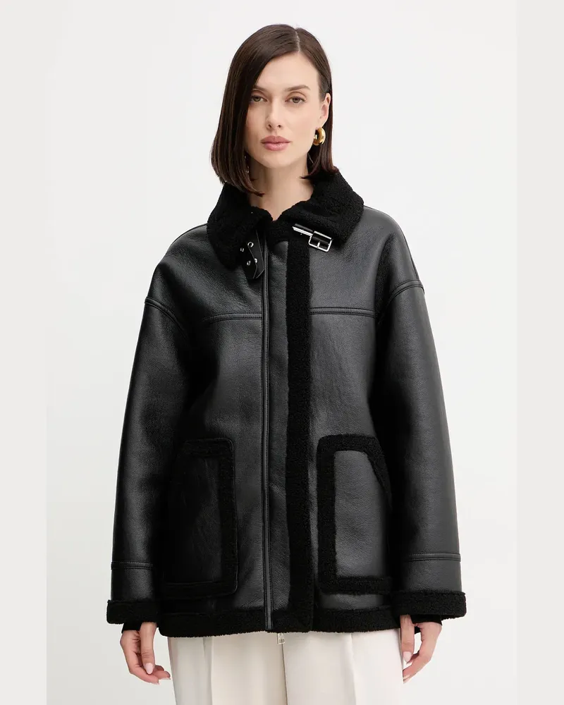 Silvian Heach Jacke mit Schnallendetail - Schwarz Schwarz