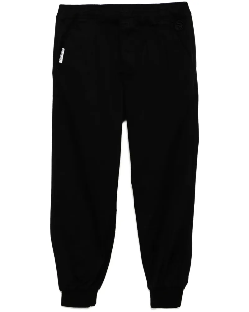 BAPE Tapered-Hose mit Logo-Patch - Schwarz Schwarz