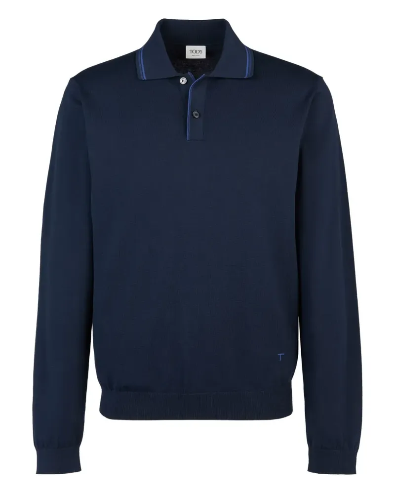 TOD'S Klassisches Poloshirt - Blau Blau