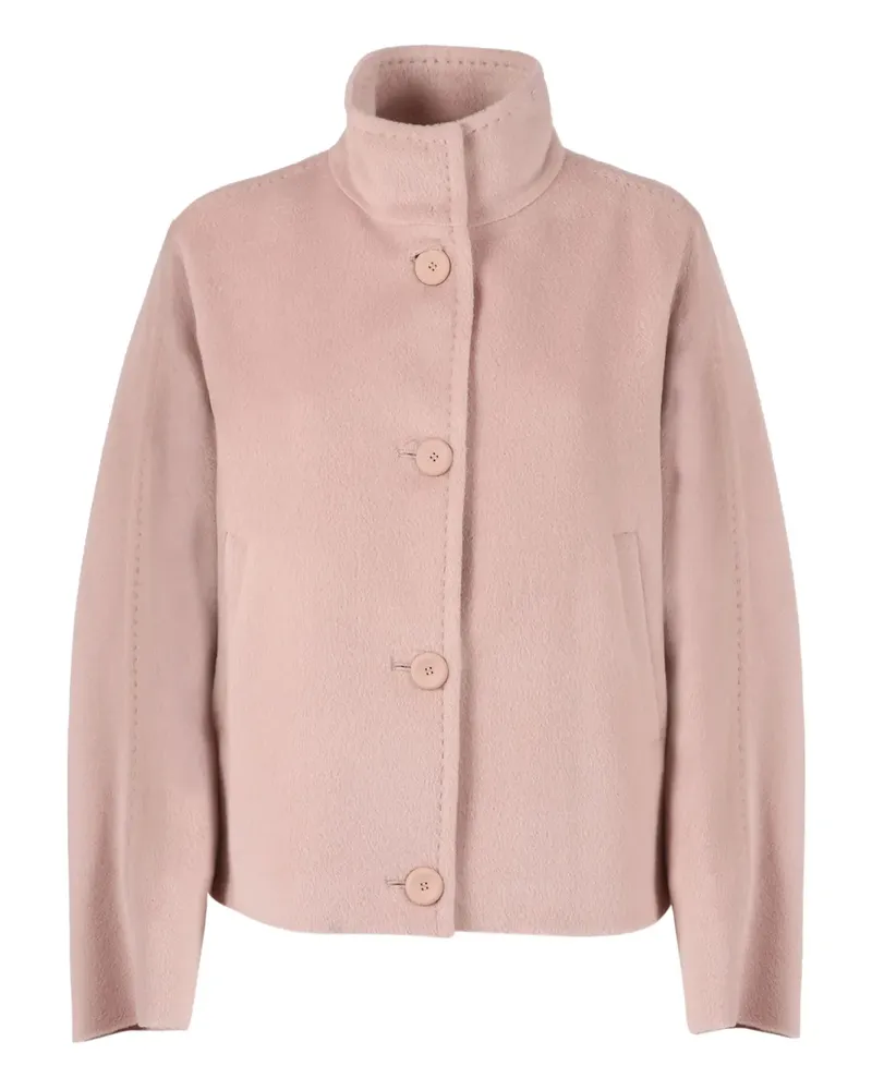 Max Mara Geknöpfte Caladio Jacke - Rosa Rosa