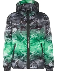 Philipp Plein Kapuzenjacke mit Camouflagemuster Schwarz