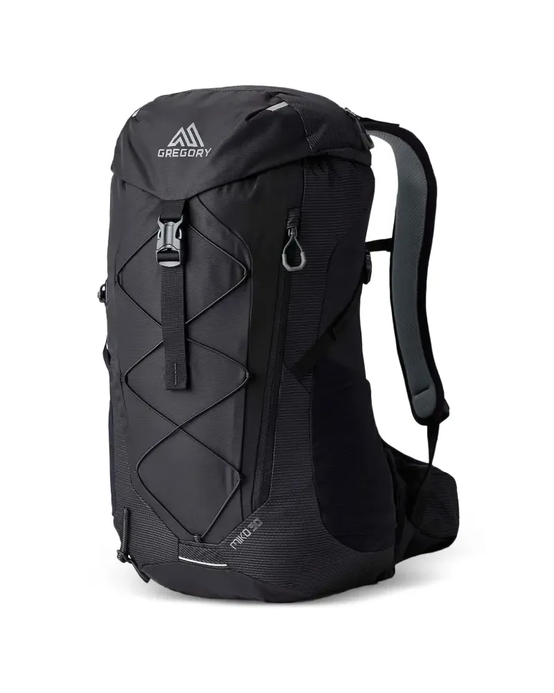 Gregory Miko Rucksack mit Schnalle - Schwarz Schwarz