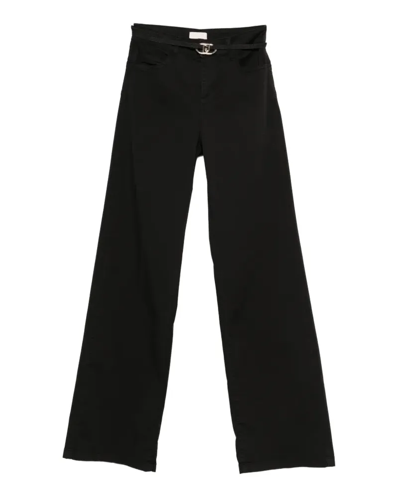 Liu Jo belted trousers - Schwarz Schwarz