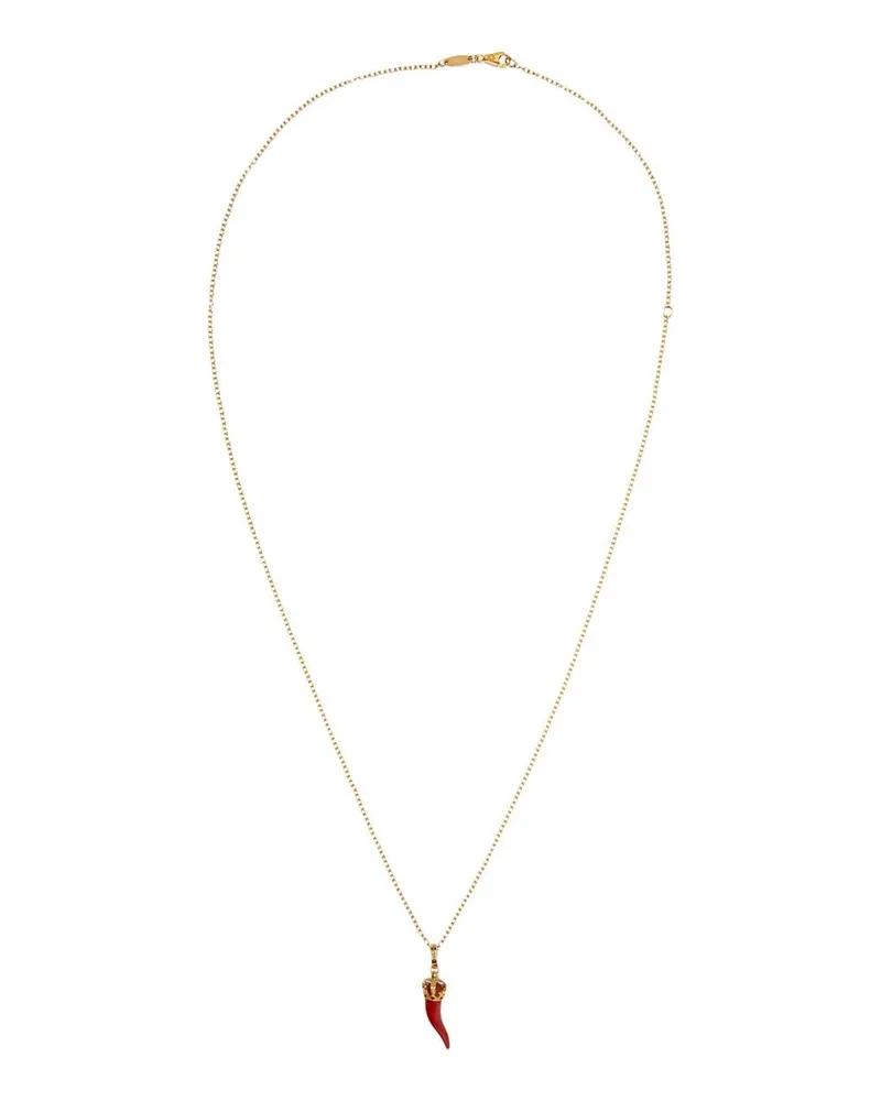 Dolce & Gabbana 18kt Good Luck Gelbgoldhalskette Gold