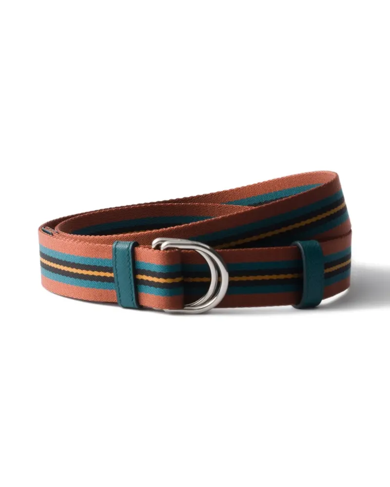 Prada woven nylon belt - Braun Braun